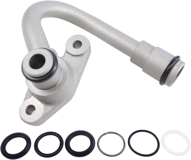TIKSCIENCE HPOP Discharge Tube,Fits for Ford 2003-2004 6.0 L F-250 F350 F450 F-550 Super Duty,Fits for Ford Excursion 2003-2004,Fits for Ford E-350 Super Duty Van,High Pressure Oil Pump Replace 3C3Z-9T288-AA - Image 1