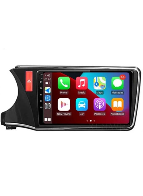 Android Screen For Honda City 2013 to 2019 4GB RAM Support Apple Carplay Android Auto Wireless QLED Touch Screen AHD Night Vision Camera Included SIM Card DSP Bluetooth USB