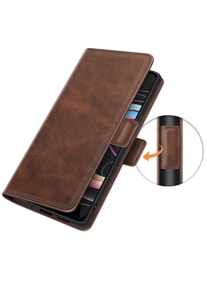 S-TOP Case For Motorola Edge 20 lite 5G Dual-side Magnetic Buckle Horizontal Flip Phone Leather Case with Holder & Card Slots & Wallet - Image 4
