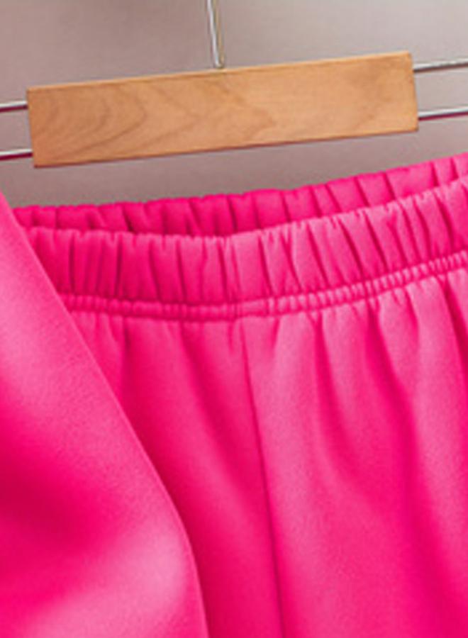 Take Two Girl Graphic Print Hoodie with Pants Set - Image 5