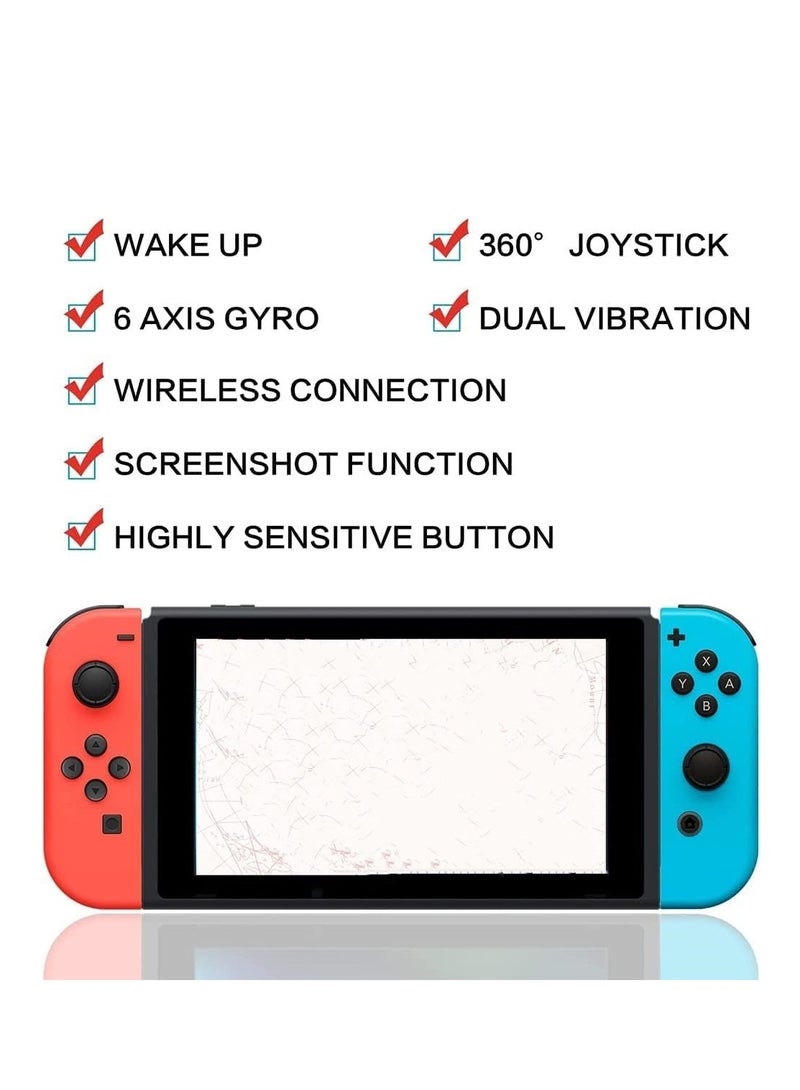 Controller Compatible with Nintendo Switch/Lite/OLED, Wireless Controllers Support Dual Vibration/Wake-up/Motion Control - Image 3
