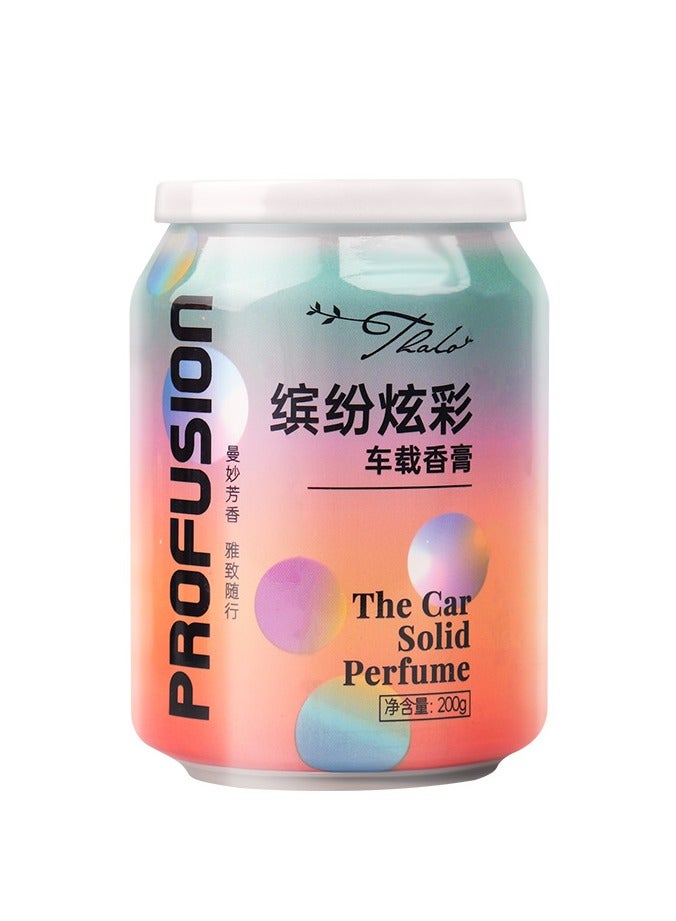 Thalo Car odor removal aromatherapy cola cans, rich fragrance, suitable for car interiors and wardrobes, bedrooms, toilets, solid perfume, canned car perfume, car fragrance (set of 2 aluminum cans with different fragrances) - Image 1