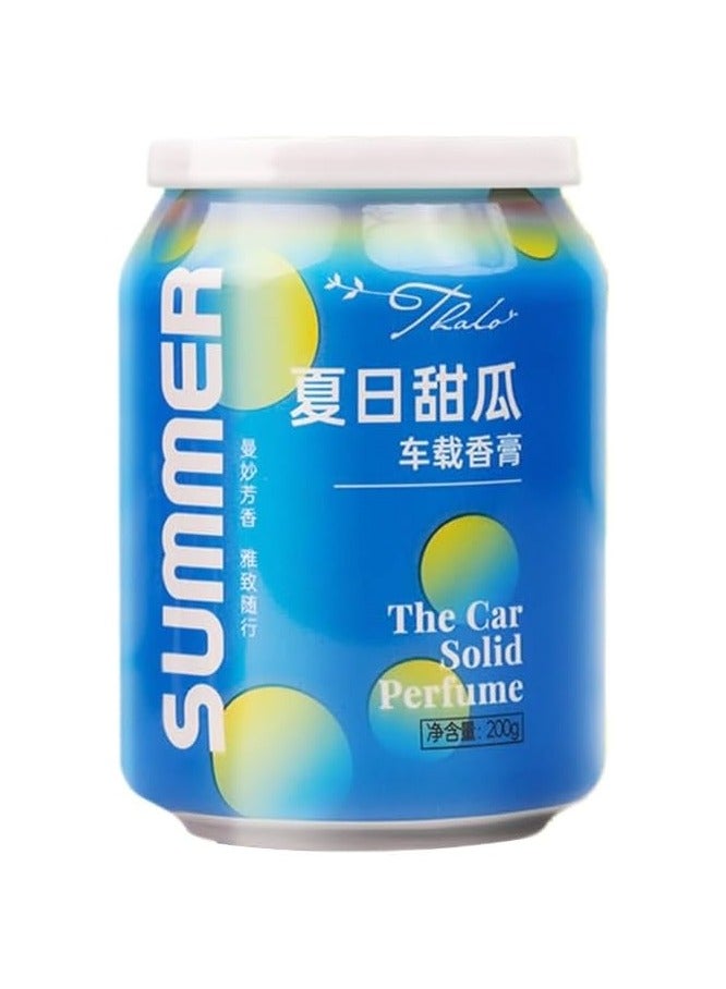 Thalo Car odor removal aromatherapy cola cans, rich fragrance, suitable for car interiors and wardrobes, bedrooms, toilets, solid perfume, canned car perfume, car fragrance (set of 2 aluminum cans with different fragrances) - Image 2
