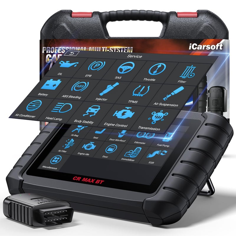iCarsoft CR Max BT Wireless OBD2 Scanner All System Car Diagnostic Tool 49 ResetExtra 46 Service 40000Bidirectional Tests ECU Coding Battery RegistrationCANFD Auto VIN Free Update - Image 2
