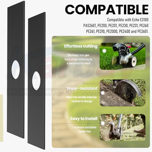 Karbay 5 Pack 613223 Edger Blades Compatible with Ryobi, Echo, Stihl, Maruyama, Green Machine Edger, Replace 720-237-001, 4133-713-4101, 216062, 237001-1 Inch Center Hole - Image 4