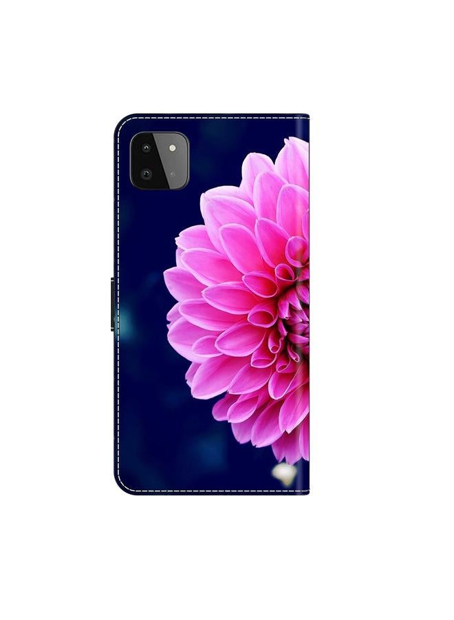 S-TOP Case For Samsung Galaxy A22 5G Crystal 3D Shockproof Protective Leather Phone Case - Image 3