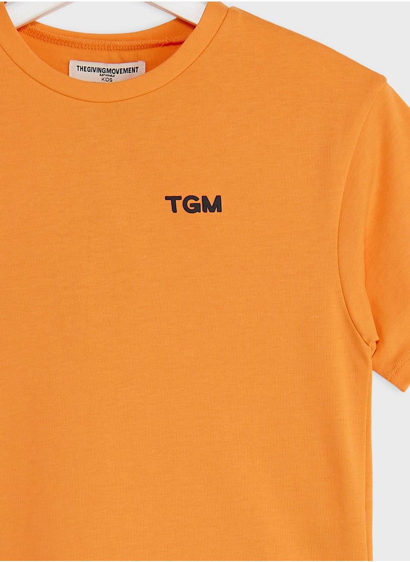 The Giving Movement - Kids Oversized  T-Shirt - Image 1