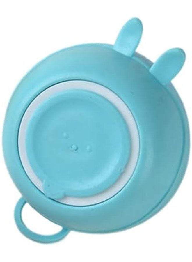 Blue Bunny Shape Dog Bath Brush Portable Pet Massaging Comb for Washing Grooming - Image 1