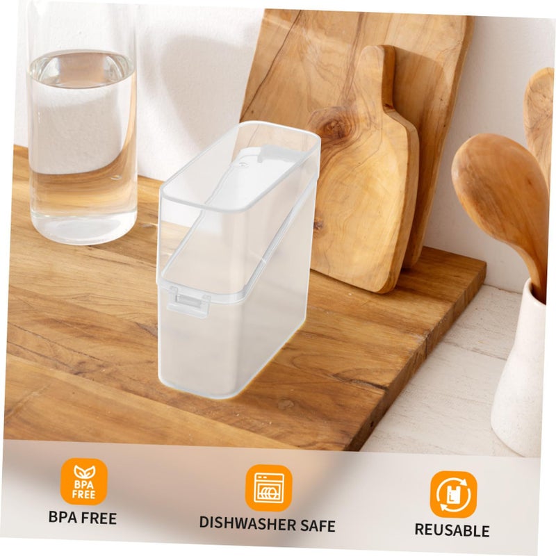 Transparent Cheese Storage Container with Lid Sealed Fridge Preservation Box for Food Slices - Image 4