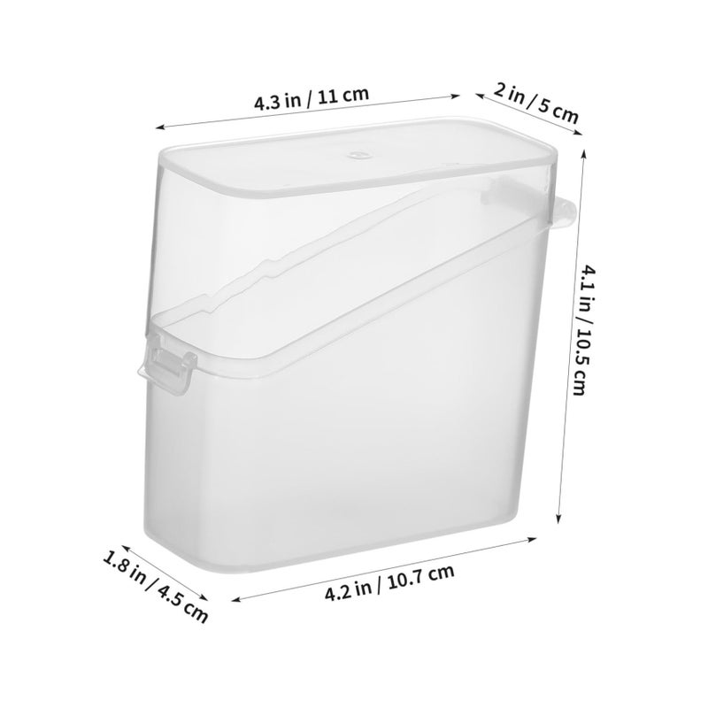 Transparent Cheese Storage Container with Lid Sealed Fridge Preservation Box for Food Slices - Image 3