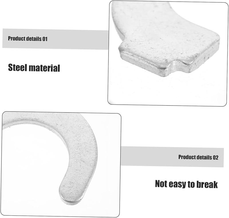 Unomor Heavy Duty Scaffold Board Hooks 2 Pack Support Brackets Construction Safety Accessories - Image 4