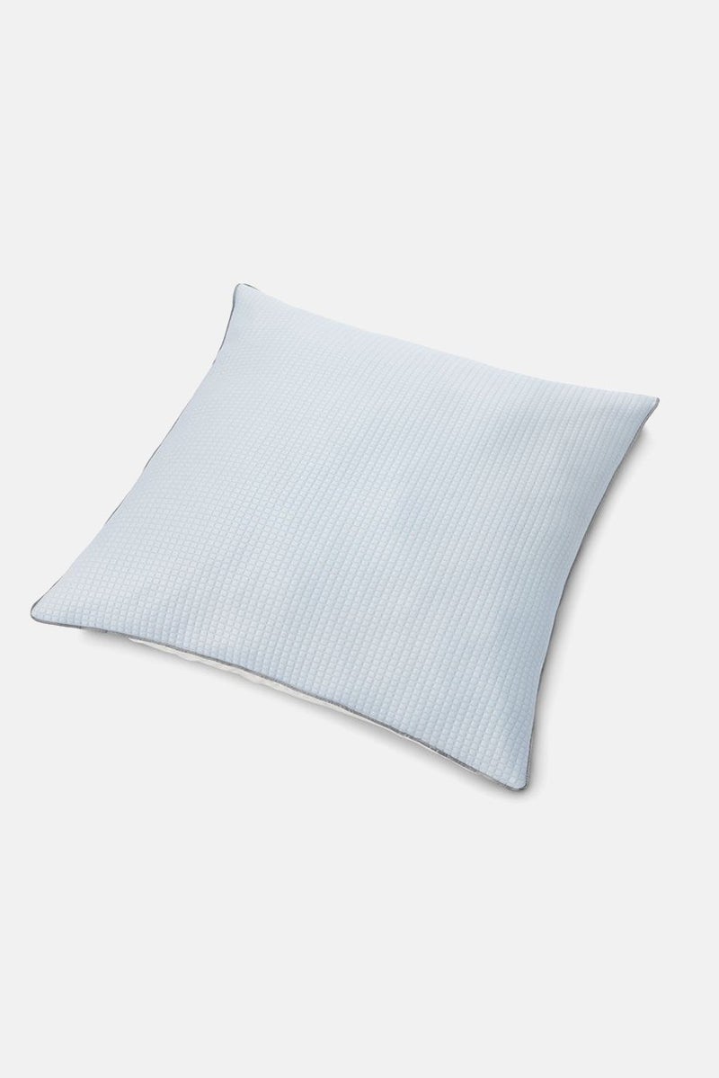 Tchibo Cooling Pillow 90 L x 70 W cm, White and Light Blue - Image 2