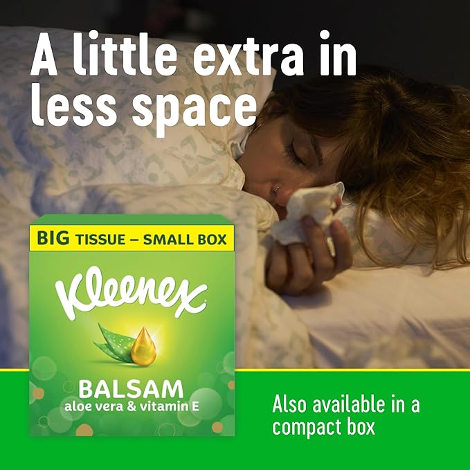 Kleenex Balsam Facial Tissues Pack of 12 Tissue Boxes - Image 5