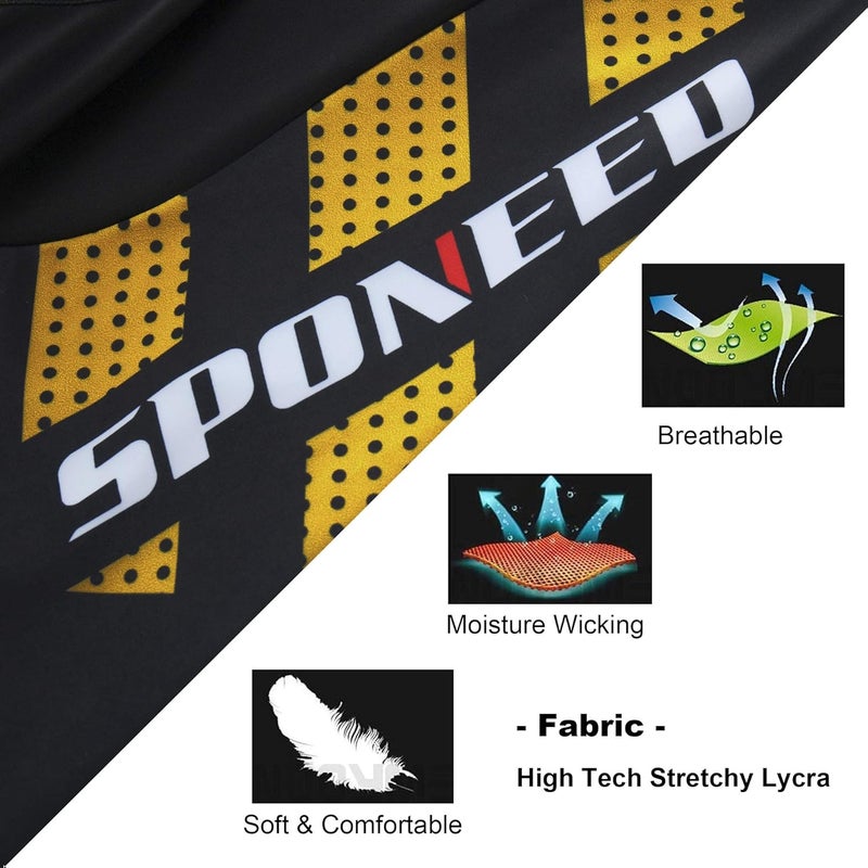 sponeed Men's Cycling Padded Shorts Men Bike Short Pants Cycle Spandex Tights Biking Wear - Image 4