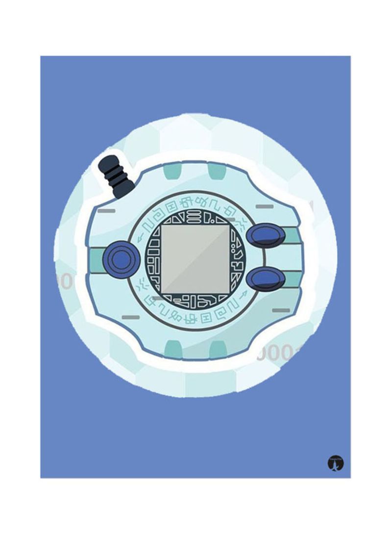 RKN The Anime Digimon Mouse Pad Blue/White