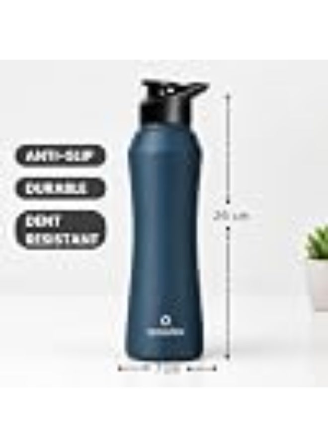 Speedex Stainless Steel Water Bottle 1 Ltr, 1000 ml Metal Bottle For Daily, Office, School, Gym, Travel Use for Men, Women, Kids, Adults-Leak Proof Sipper Cap, BIS Approved, Teal Blue, Set of 1 - Image 4