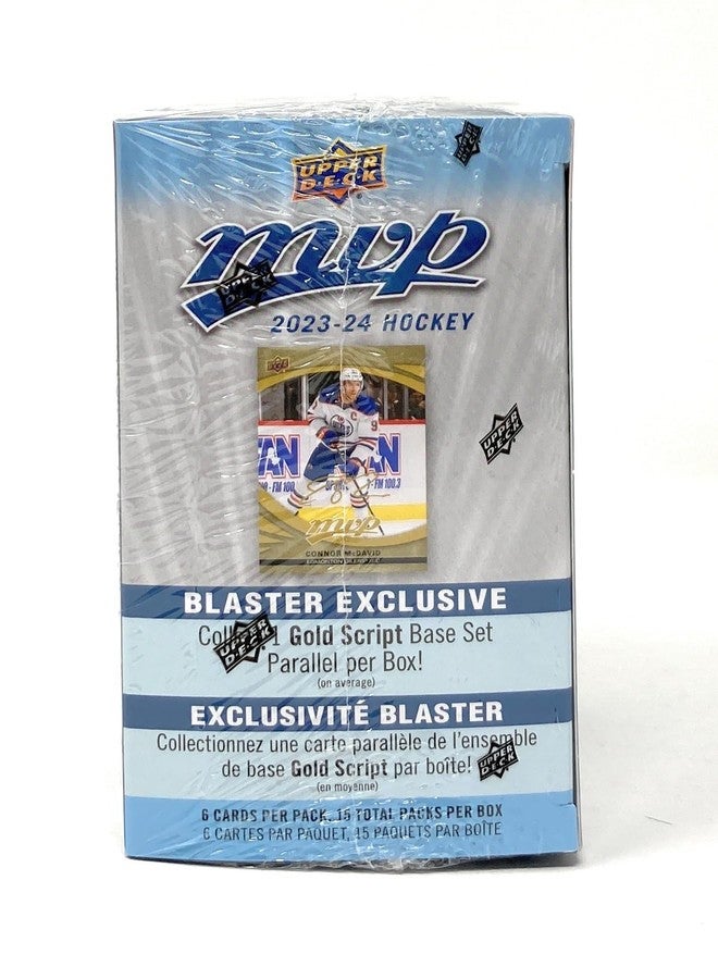 Upper Deck 2023-24 MVP Hockey Blaster Box (15 Packs of Hockey Cards) - Image 4