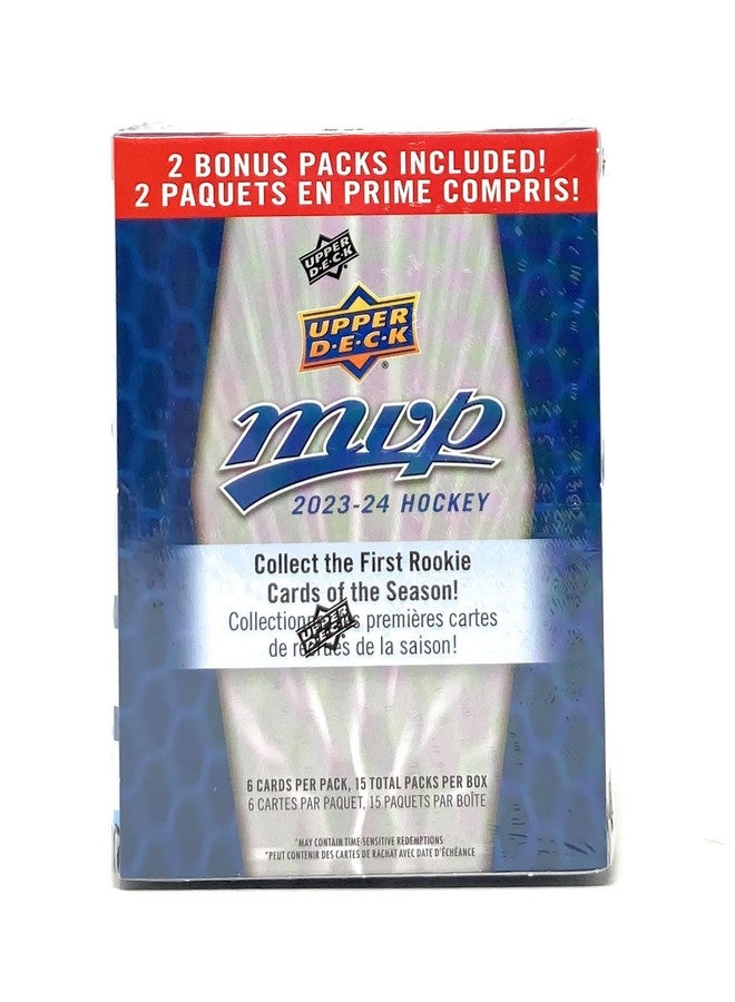 Upper Deck 2023-24 MVP Hockey Blaster Box (15 Packs of Hockey Cards) - Image 3