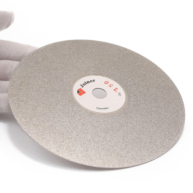 JOINER 6" inch 150 mm Grit 150 Diamond Grinding Disc Abrasive Wheel Coated Flat Lap Disk Jewelry Tools for Gemstone Glass Rock Ceramics - Image 4