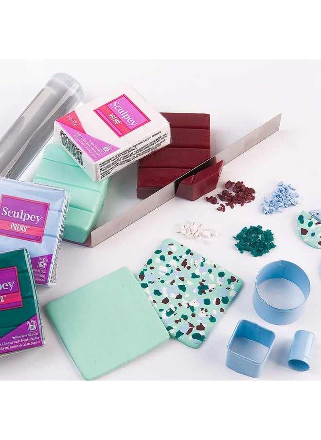 Sculpey - Sculpey Premo™ Polymer Oven-Bake Clay, Slate Gray, Non Toxic, 2 oz. bar, Great for jewelry making, holiday, DIY, mixed media and home décor projects. Premium clay perfect for clayers and artists. - Image 1