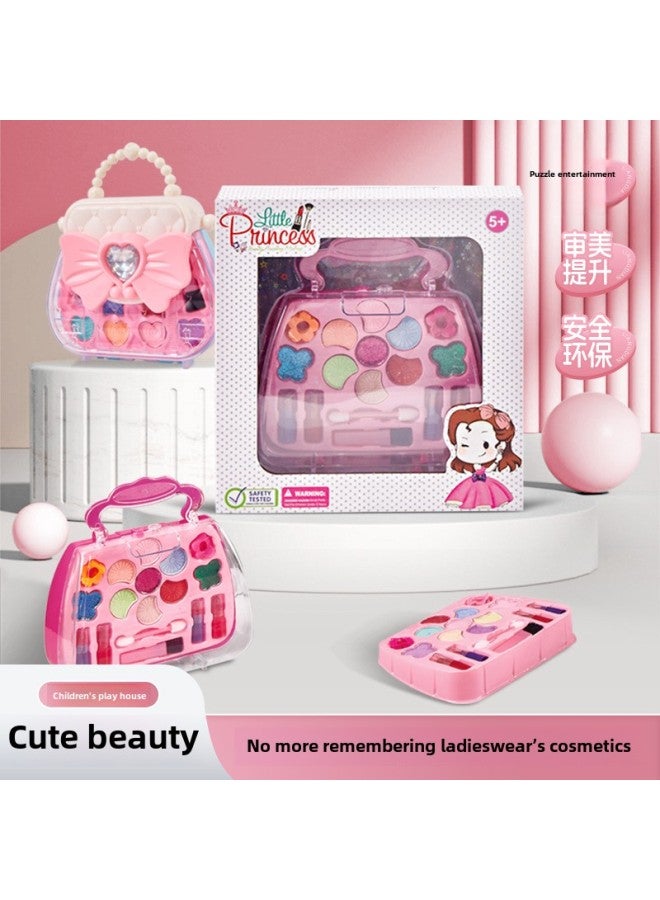 Children's Makeup Gift Box Cosmetics Toys Girls Play House Washable Eye Shadow Sequins Suit Wholesale-Color:138b Crossbody Bag Bagged  - Image 2