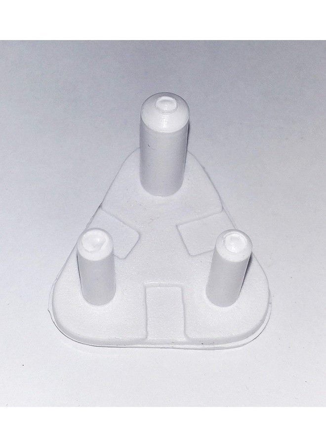 0-Degree - Electrical Socket Cover For Indian Plug Point For Baby Safety Proofing (8 Pieces White) - Image 1
