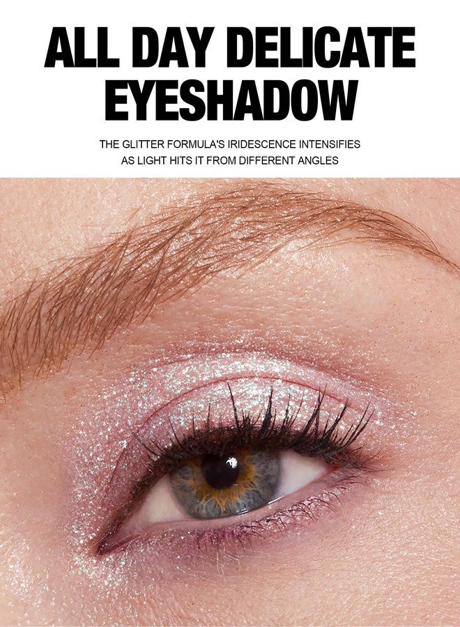 Easilydays Chameleon Glitter Eyeshadow, Multichrome Glitter Shimmer Highlighter Makeup, Holographic Sparkle Color Shifting Inner Corner Eye Highlighter Illuminator, Silky Creamy, 04 Purple - Image 3