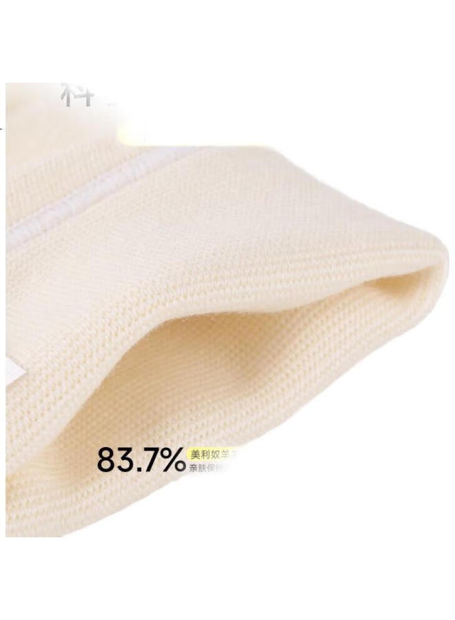 DM D&M Imported Wool Elbow Guard, Warm Merino Joint Protection, Cold-Resistant, Thickened, For Men And Women, Autumn And Winter, One Piece - Image 1
