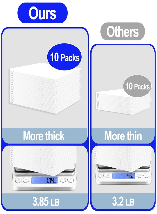 EMART White Chair Covers 10 Pcs Spandex Stretch Universal Standard Seat Slipcovers Fitted for Wedding Bulk, Party, Banquet and Holidays Celebration - Image 5