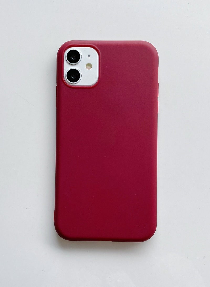 Loquat Suitable For iPhone  Type Solid Color Mobile Phone  Case 