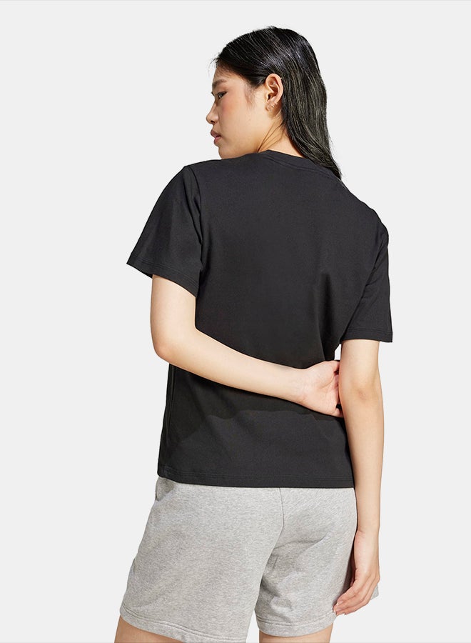 Adidas Essentials Small Logo Cotton T-Shirt - Image 2