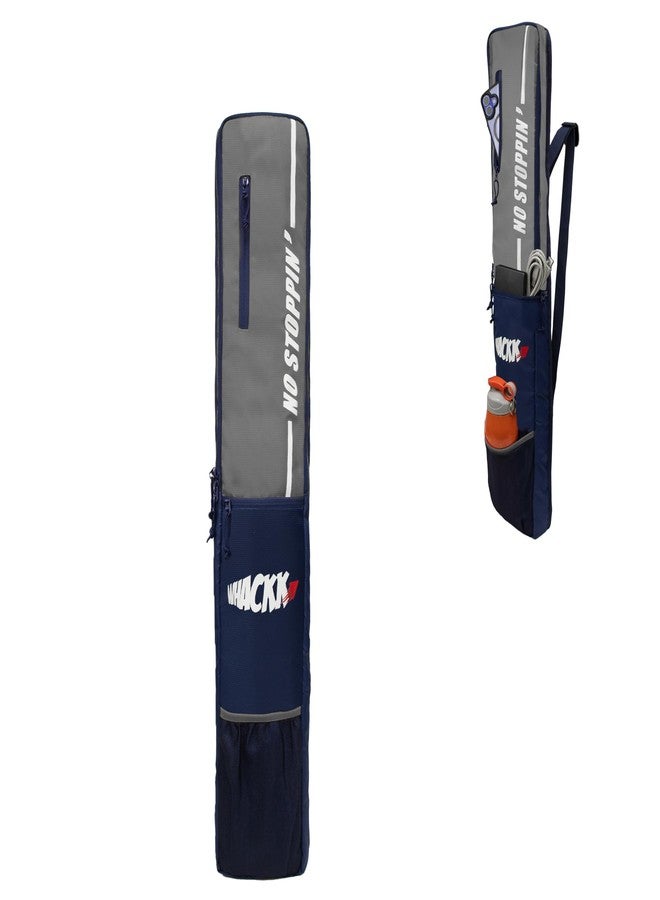 WHACKK Hayden Cricket Bat Cover Polyester Material, Premium Full Size Cover for Wooden and Plastic Bats with Heavy Duty Stitched Strap - Made in India (Grey) - Image 1