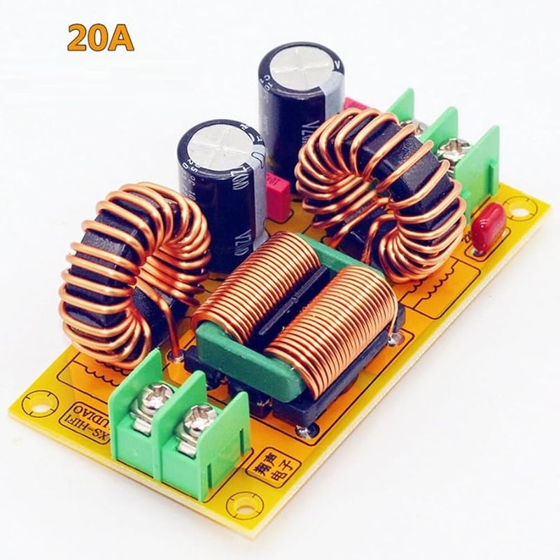 20A DC مرشح طاقة EMI LC EMC FCC عالي التردد لسيارة 12V 24V 48V - Image 3