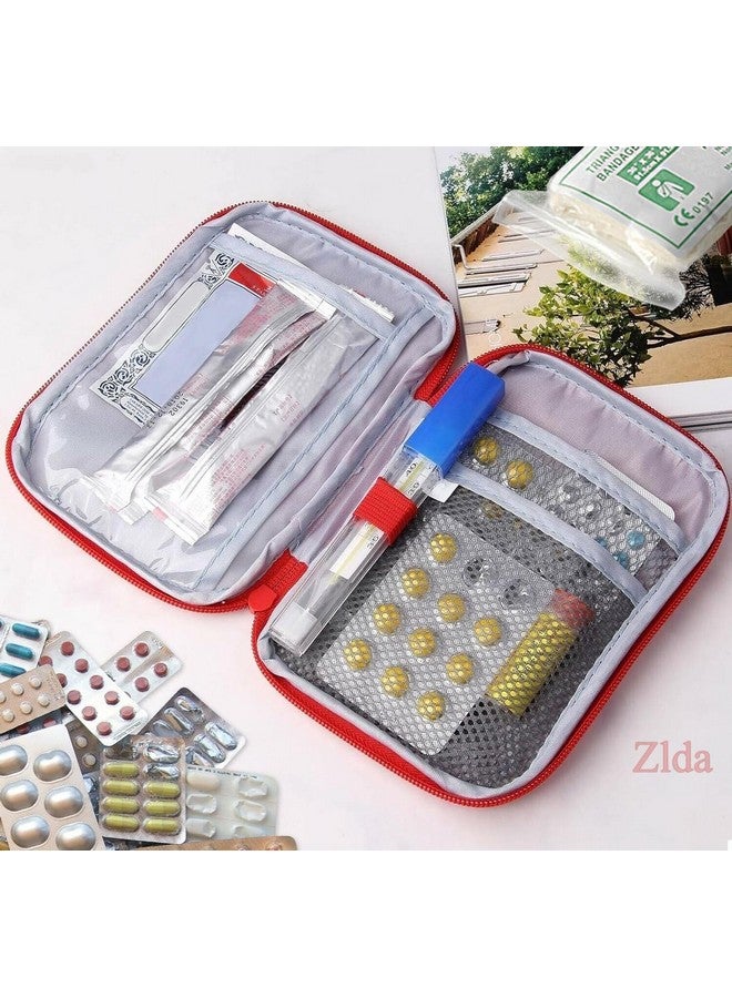 Tactine Emergency Mini Small First Aid Kit Travel Pouch Medicine Storage Bag for for Outdoor Camping Hiking Travel Emergency，Multifunction Emergency Medicine - Image 2