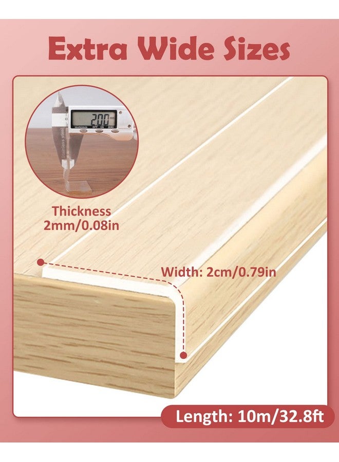 Loiion Baby Proofing, Clear Edge Protector Strip, Soft Corner Protectors For Kids, Baby Child Safety Tables Corner Guards For Furniture Against Sharp Corners For Cabinets, Tables, Drawers 32.8Ft - Image 5