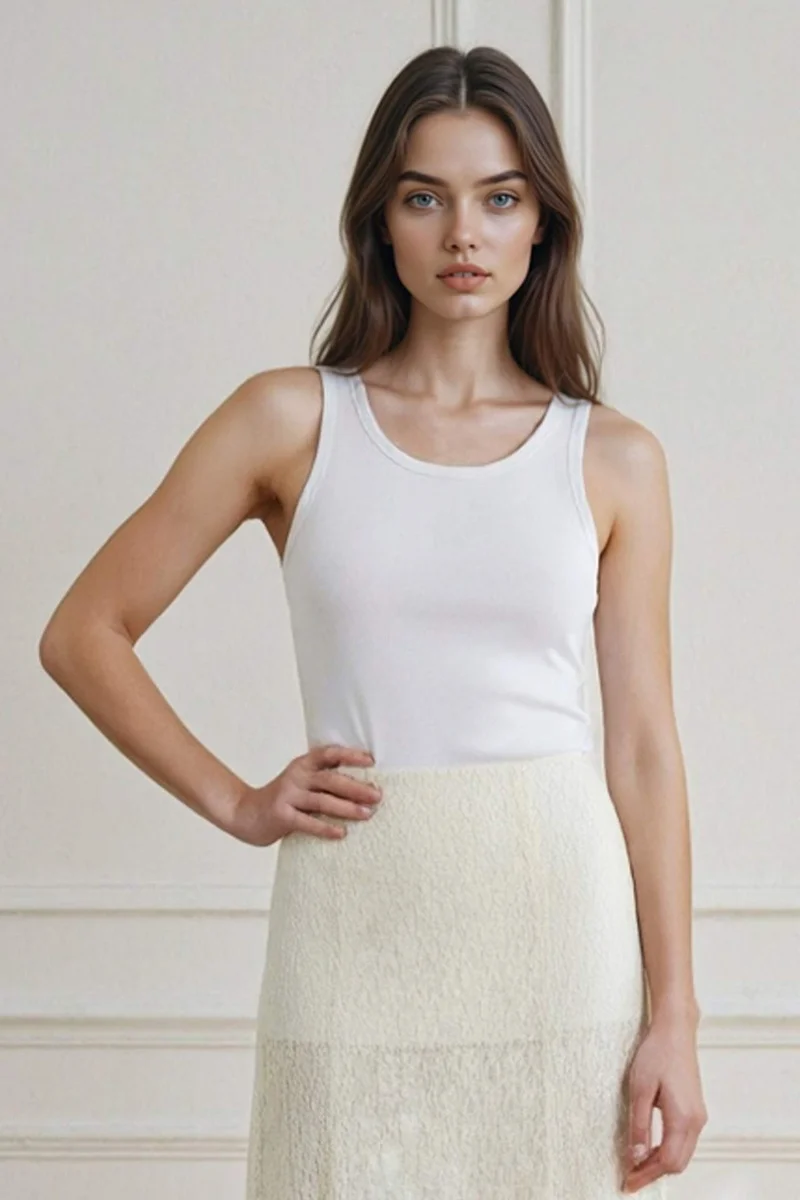 DeFacto Slim Fit Camisole Halter Collar Tank Top