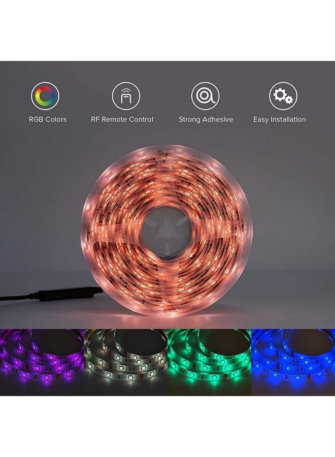 الجستو شريط إضاءة LED بطول 5 أمتار من Gesto | شريط إضاءة RGB مكون من 300 مصباح مع محول | يعمل بجهاز تحكم عن بعد بـ 16 وضعًا | أضواء LED متعددة الألوان لتزيين المنزل وغرفة النوم وديكور الديوالي والسقف المستعار - Image 5