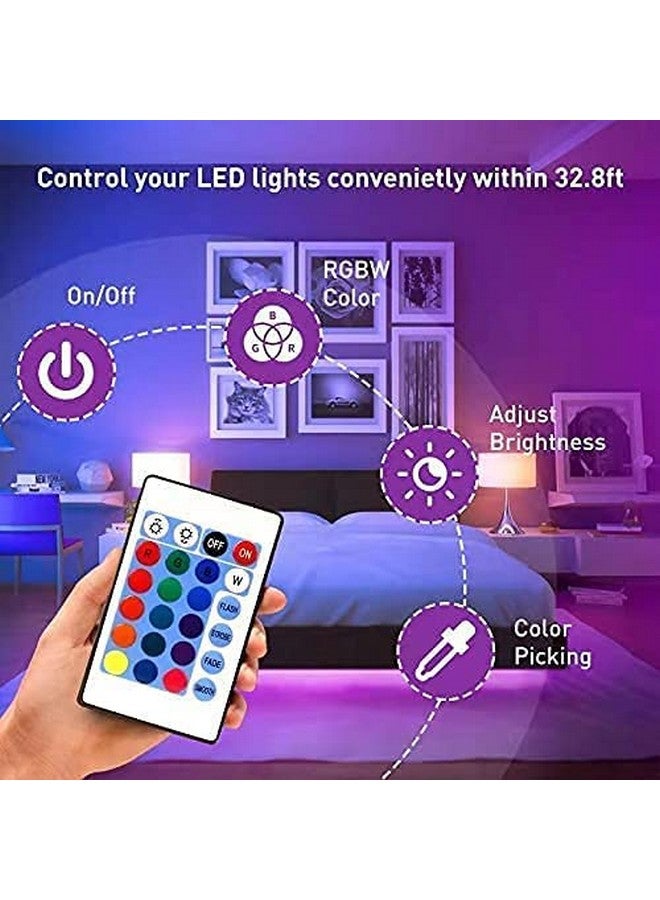 الجستو شريط إضاءة LED بطول 5 أمتار من Gesto | شريط إضاءة RGB مكون من 300 مصباح مع محول | يعمل بجهاز تحكم عن بعد بـ 16 وضعًا | أضواء LED متعددة الألوان لتزيين المنزل وغرفة النوم وديكور الديوالي والسقف المستعار - Image 2