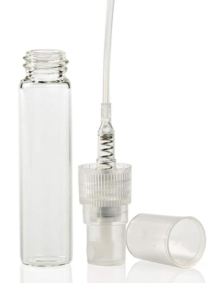 12 قطعة من زجاجات بخاخ صغيرة 3 مل شفافة فارغة قابلة لإعادة الملء زجاجات رذاذ ناعم بخاخ بخاخ فارغة لمستحضرات التجميل زجاجة عينات مستحضرات التجميل للزيوت العطرية تنظيف العطور السفر - Image 3