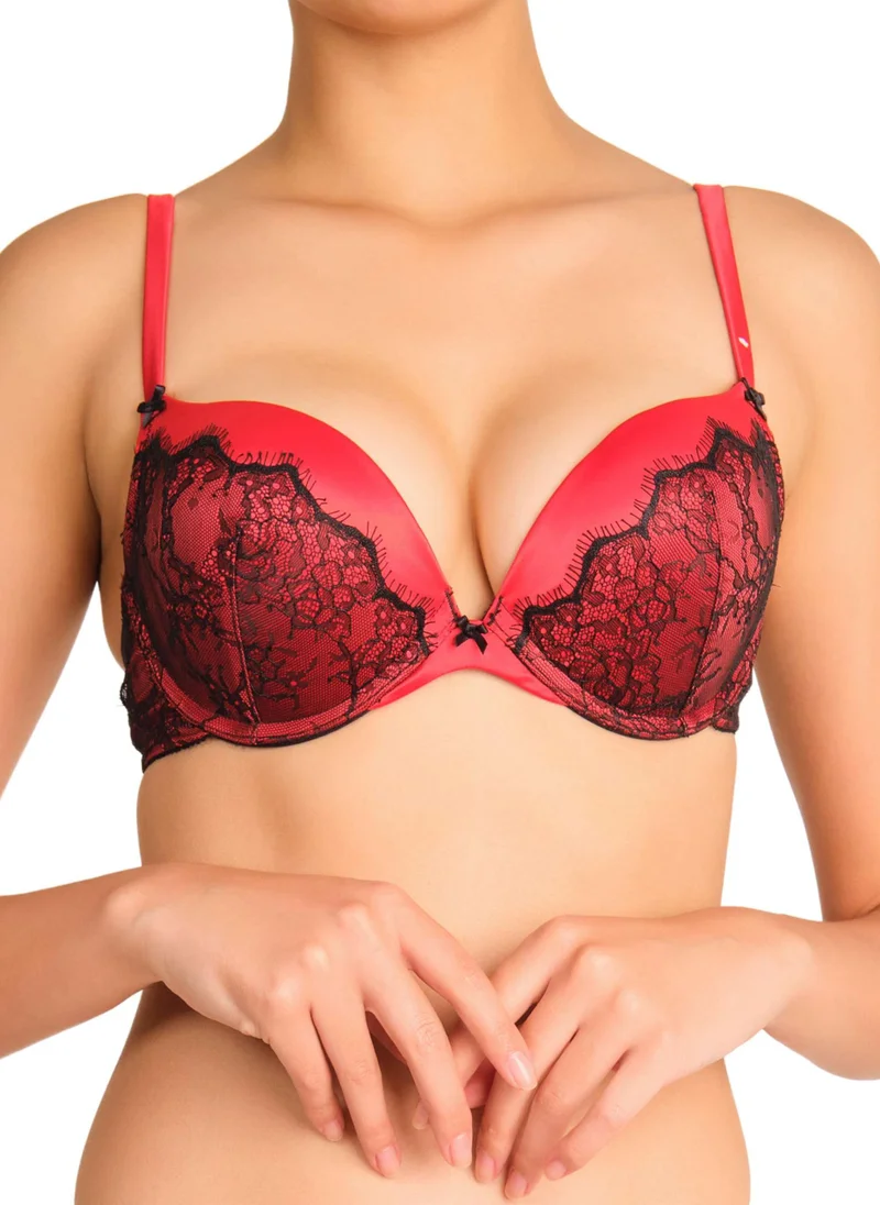 Isla & Evie Isla & Evie Ss Core Blk Dbl Pu Bra