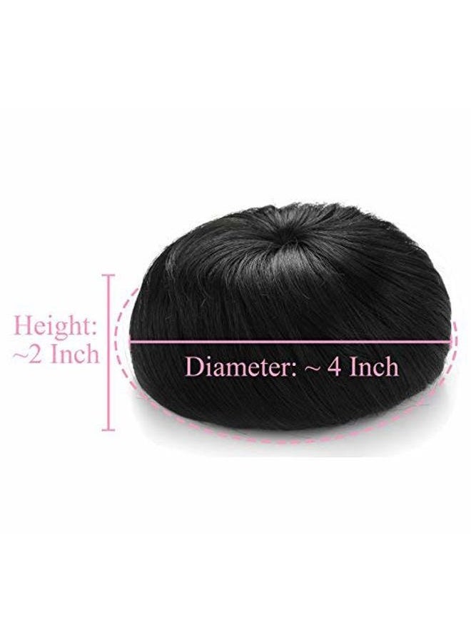 OneDor Synthetic Fiber Hair Extension Chignon Donut Bun Wig Hairpiece (R1416T) - Image 5