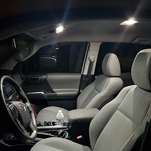 Yoper Interior Dome Map Light LED Kit Package Compatible with 2016-2021 Toyota Tacoma Vanity Mirror License Plate Bright White 6000K - Image 5