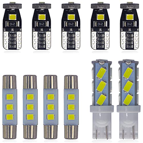 Yoper Interior Dome Map Light LED Kit Package Compatible with 2016-2021 Toyota Tacoma Vanity Mirror License Plate Bright White 6000K - Image 1