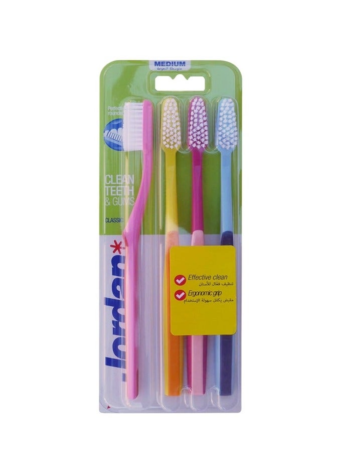 Jordan فرشاة أسنان كلاسيكية متوسطة