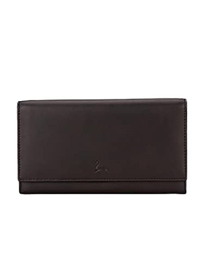 Pacific Gold Stylish Faux Leather Mobile Pro Light Weight Slim Purse/Wallet for Women, Ladies, Girls - Brown Colour Ideal for Gift - Image 1