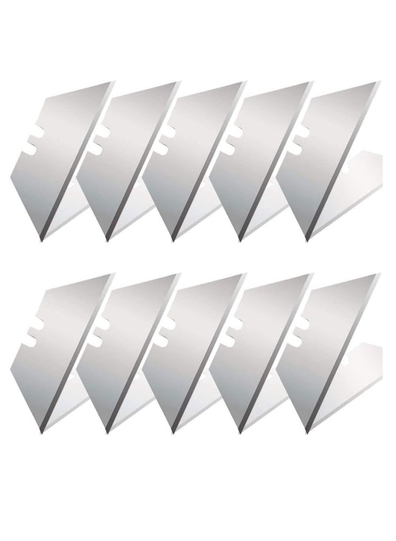ABBASALI 10 Pcs Utility Knife Blades High Carbon Steel Premium Tempered - Image 1