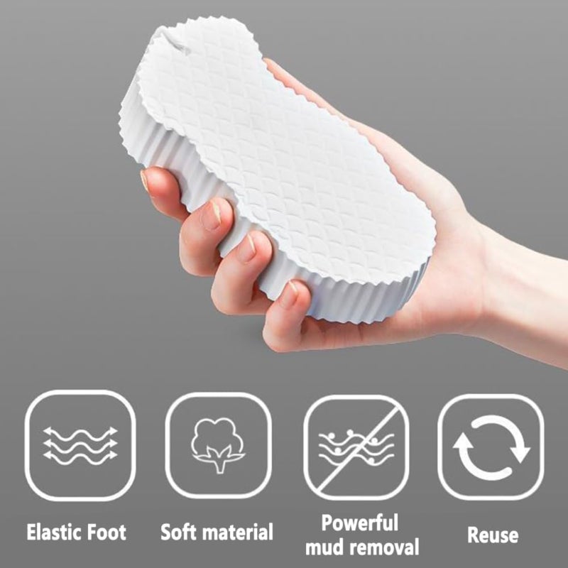 Four packs of 3D bath sponges, soft bath sponges, household ash rubbing artifacts - Image 4