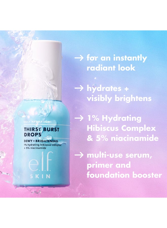 elf SKIN Holy Hydration Thirst Burst Drops Mini Serum For An Instant Radiant Complexion Made With Hyaluronic Acid Vegan CrueltyFree - Image 4