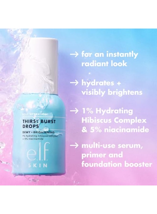 elf SKIN Holy Hydration Thirst Burst Drops Mini Serum For An Instant Radiant Complexion Made With Hyaluronic Acid Vegan CrueltyFree - Image 3