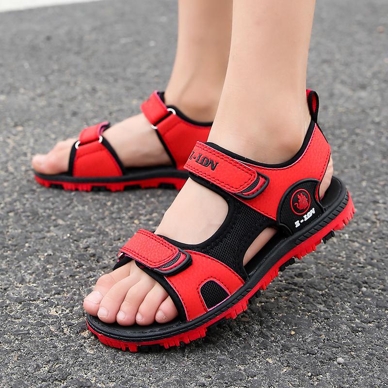 2024 Summer Boys' Sandals New Waterproof Non-Slip Outdoor Casual Fashion Beach Shoes For Middle And Primary School Students - Image 5